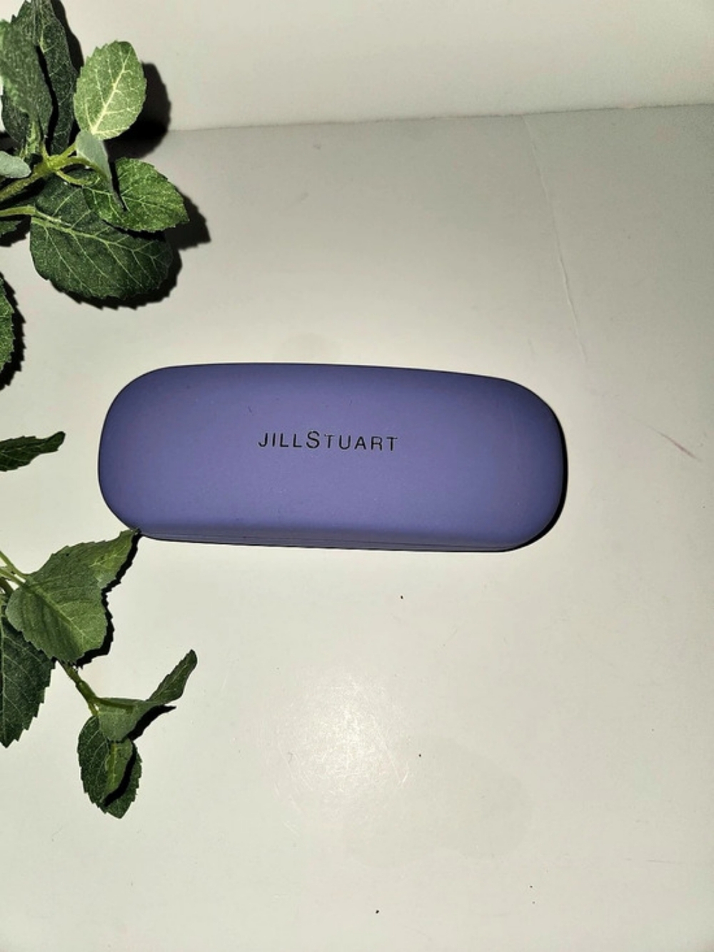 JILL STUART Purple Eyeglasses Case